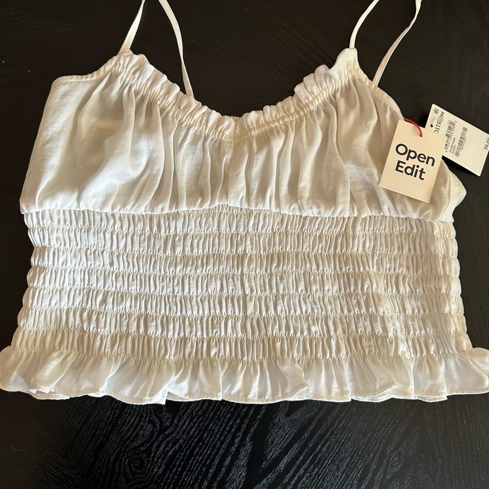 Open edit White Women's crop top